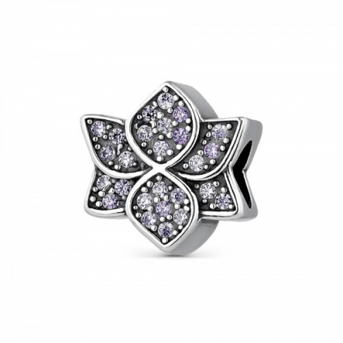 Abalorio Flor de Loto Morado - 9108515