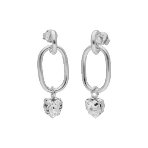 Pendientes Corazón Cristal - LSW4363A-D