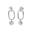 Pendiente Corazón Cristal - LSW4363A