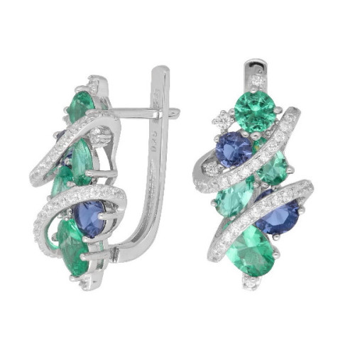 Pendientes Circonitas - LAD7270A