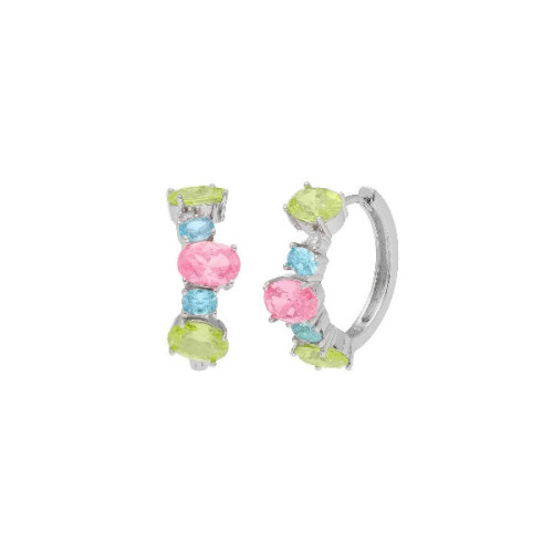 Pendientes Aro Multicolor - LAD7206A
