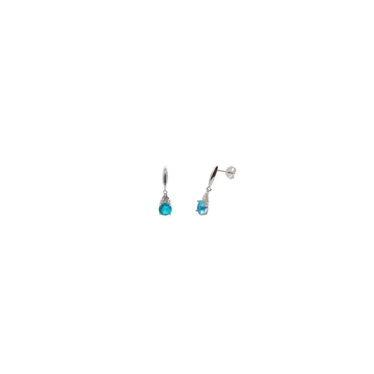 Pendientes Circonitas Azul - M58I03C04B/1