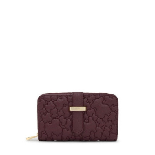 Billetera burdeos Bridge Puffy bear - 2002304621