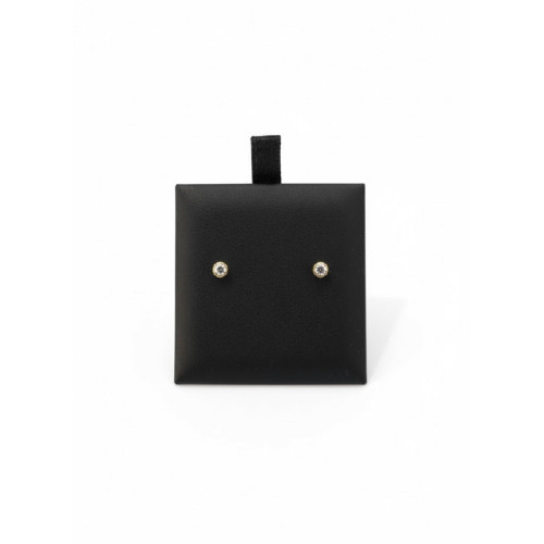 Pendientes circonita y oro 18k - 6184