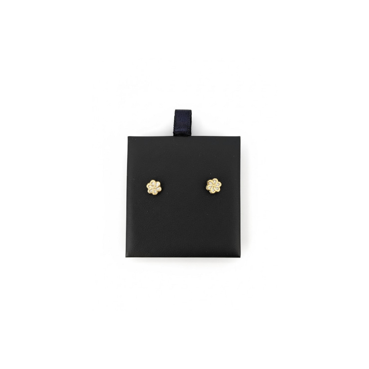 Pendientes flor oro 18k - 209-141A Pendientes flor oro 18k - 209-141A