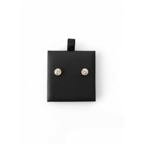 Pendientes circonita oro 18k - 6187