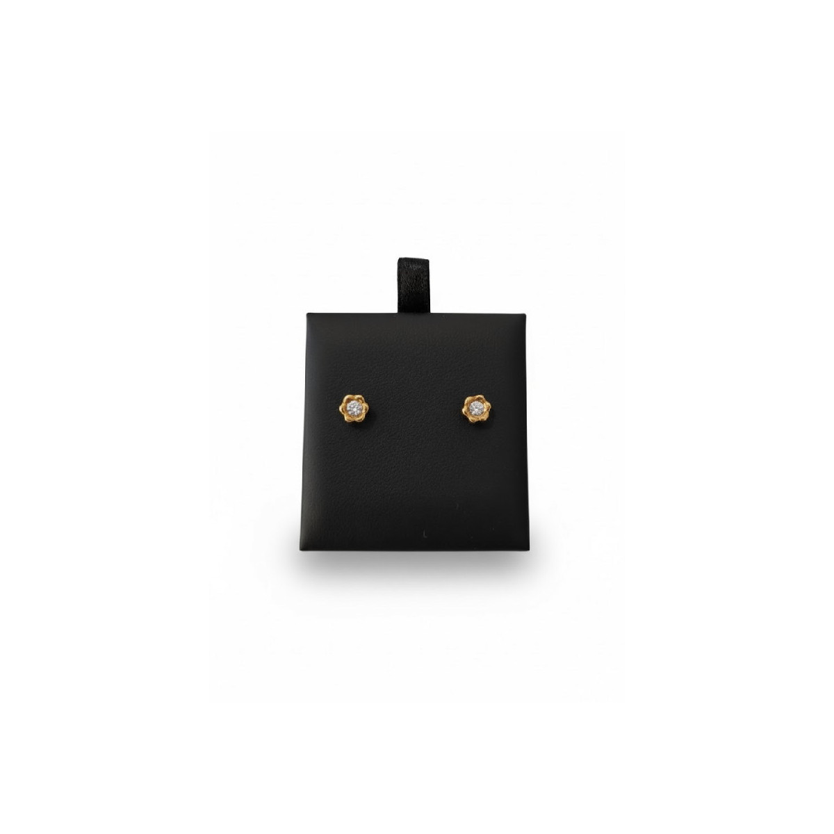 Pendientes flor oro 18k - 187-111-5A Pendientes flor oro 18k - 187-111-5A