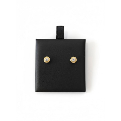 Pendientes circonita oro 18k - 18947