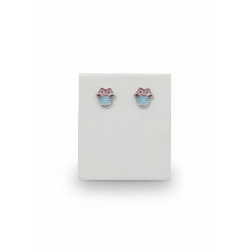Pendientes buho esmalte - 9113188