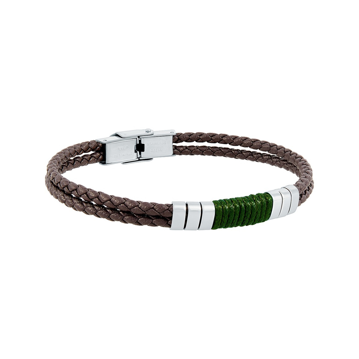 Pulsera doble trenzada